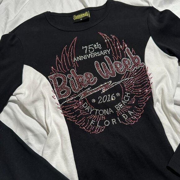 COPY - mcbling bike week top - Picture 2 of 5